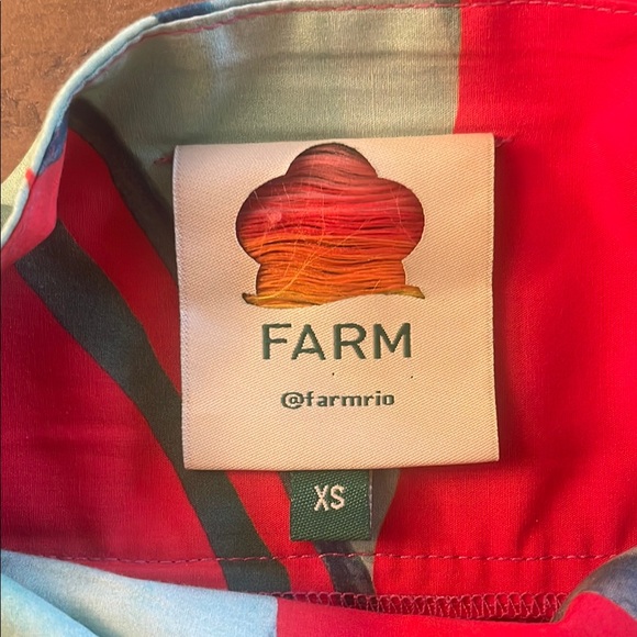 FARM Rio Pink and Orange Ruffled Sundress - Picture 3 of 5